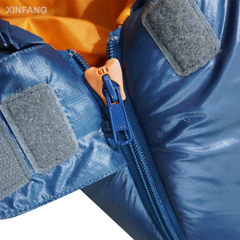 Blue Thick Camping Mummy Sleeping Bag